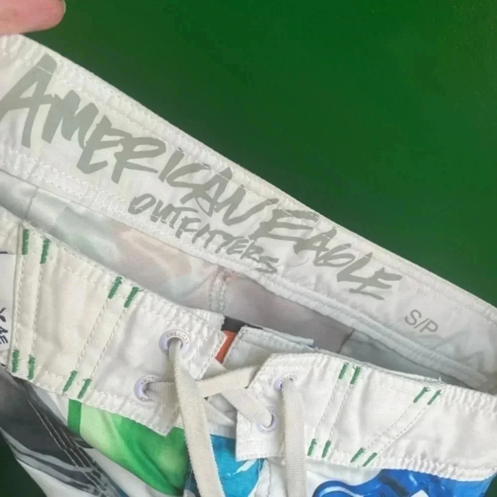 American Eagle Board Shorts Swim Trunks Sunglasses‎ Size S Small